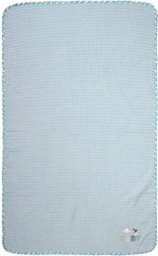 Κουβέρτα Πικέ Αγκαλιάς (80x110) Dimcol Stork 191 Sky Blue