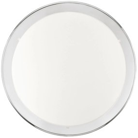 Φωτιστικό Οροφής Planet 82944 White-Grey Eglo Μέταλλο,Γυαλί