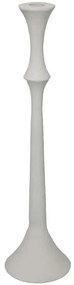 Κηροπήγιο Finton 032543 11x11x45cm White Aluminium