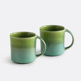 Σετ 2 κούπες από κεραμικό με σμάλτο, Ikora