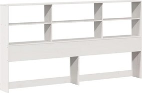 vidaXL Σκελετός Κρεβ. Χωρίς Στρώμα Λευκό 180x200 εκ Μασίφ Πεύκο