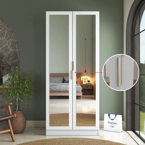 Ντουλάπα Λευκό BROFOFI 90x57.5x210
