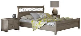 Savvidis Furniture  Κρεβάτι Ν27 για στρώμα 90x190 Μόκα BEST-890110