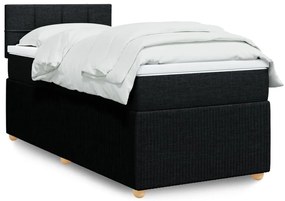 ΚΡΕΒΑΤΙ BOXSPRING ΜΕ ΣΤΡΩΜΑ ΜΑΥΡΟ 100 X 200 ΕΚ. ΥΦΑΣΜΑΤΙΝΟ 3287369