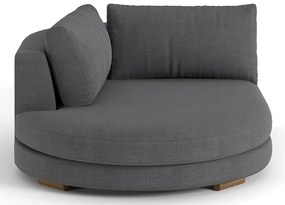 Ανάκλινδρο Concept 55 F117 (Γκρι), Άσπρο, 80x130x170cm, Ταπισερί, Πόδια: Πλαστική ύλη | Epipla1.gr