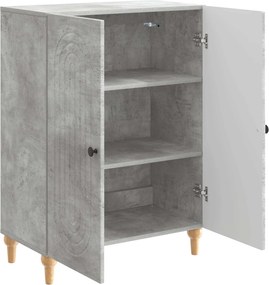 vidaXL Πλαϊνό γραφείο Γκρι Σκυροδέματος 66 x 34,5 x 90 εκ