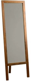 Καθρέπτης Δαπέδου - Τοίχου 552NOS2176 55x170cm Walnut Aberto Design Wood, Glass