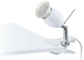 Φωτιστικό Σποτ Led Με Κλιπ 93118 White Banny 1 Eglo