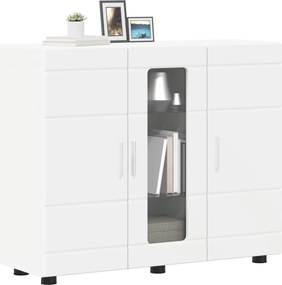 vidaXL Ξύλινο Ντουλάπι Λευκό 88,5 x 30,5 x 73 εκ Επεξεργασμένο ξύλο