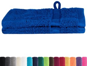 vidaXL Πετσέτες 2 pcs Μπλε 15 x 21 cm Βαμβάκι
