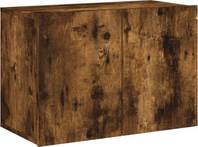 vidaXL Ντουλάπι Τοίχου Τηλεόρασης Καφέ Δρυς 60 x 30 x 41 εκ.