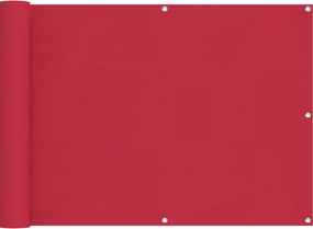 vidaXL Οθόνη Μπαλκονιού Μπορντό 75 x 200 cm