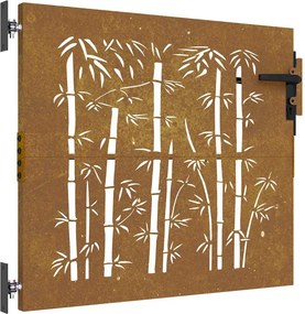 vidaXL Πύλη Κήπου 85 x 75 cm Ατσάλι με Επικάλυψη Πούδρας Κλειδώσιμο