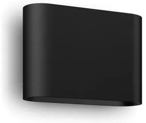 Έξυπνο Φωτιστικό Τοίχου Απλίκα 2xLed 10,2W IP44 Μαύρο RGBW Hue Dymera 929003665001 Philips Hue-929003665001-Μαύρο 929003665001