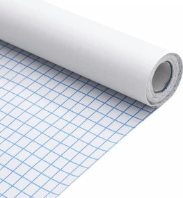 vidaXL Αυτοκόλλητο Επίπλων Ματ Λευκό 90x500 εκ. PVC