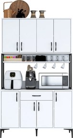 Ντουλάπι Λευκό EVEBRO 120x40x198.6