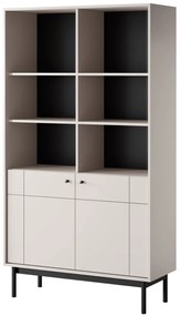 Βιτρίνα - Στήλη Japandi 103x39x184cm White Kazmir