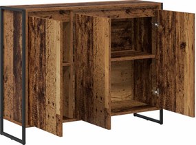 vidaXL Βοηθητικό ντουλάπι Παλιό Ξύλο 96,5 x 30 x 75 εκ