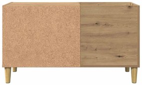 vidaXL ντουλάπι δίσκων  Δρυς τεχνίτης 84,5x38x48 cm Κατασκευασμένο ξύλο