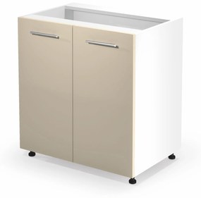 VENTO D-80/82 lower cabinet, color: white / beige DIOMMI V-UA-VENTO-D-80/82-BEŻOWY