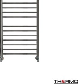 Thermo Bellavia Black Brushed PVD - Θερμαινομενη πετσετοκρεμάστρα - 50x75 cm