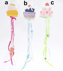 Χριστουγεννιάτικο Στολίδι Cup Cake 35cm σε 3 σχέδια 08140 (c)