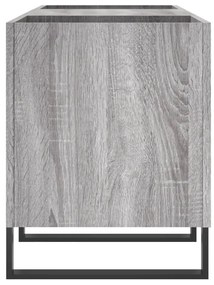 vidaXL Δισκοθήκη Γκρι Sonoma 121 x 38 x 48 εκ. από Επεξεργασμένο Ξύλο
