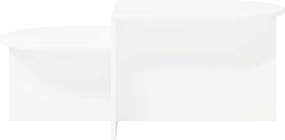 vidaXL Τραπεζάκι σαλονιού Λευκό 100 x 50 x 40 cm Επεξεργασμένο Ξύλο