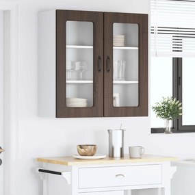 vidaXL Πάνελ πλυντηρίου πιάτων Kalmar 2 pcs Καφέ δρυς