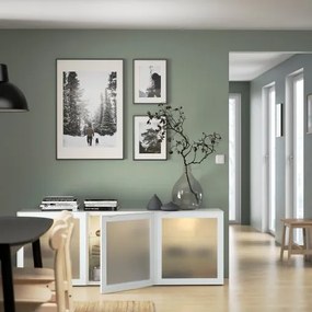 BESTÅ σύνθεση αποθήκευσης με πόρτες, 180x42x65 cm 394.888.20