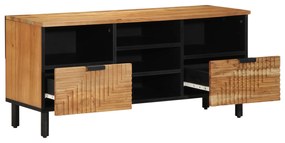 vidaXL Ντουλάπα τηλεόρασης 100x33,5x46 εκ. Μασίφ ξύλο ακακίας