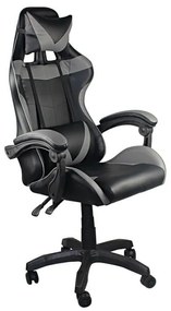 BF7850 Gaming Πολυθρόνα Γραφείου Διευθυντή Pu Μαύρο - Γκρι