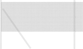 vidaXL Συγκολλητός φράχτης από σύρμα Γκρι