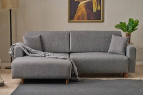 Corner Sofa-Bed Mane Left - Grey Grey
