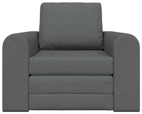 vidaXL Κρεβάτι καναπές Σκούρο Γκρι 98 x 71 x 83 εκ. ύφασμα