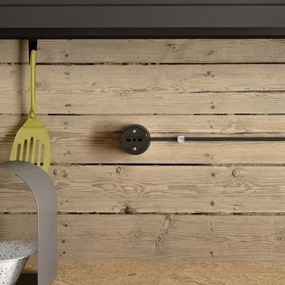 Πρίζα Ιταλική Πορσελάνης Μαύρο