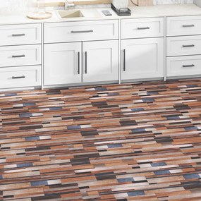 vidaXL Πλάκες Δαπέδου 36 pcs Πολύχρωμο 5,02 m² PVC