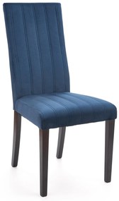 60-22525 DIEGO 2 chair, color: quilted velvet Stripes - MONOLITH 77 DIOMMI V-PL-N-DIEGO_2-CZARNY-MONOLITH77, 1 Τεμάχιο