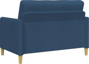 vidaXL Καναπές με Αποθήκευση Μπλε 122 x 78 x 87 εκ Πολυεστέρας