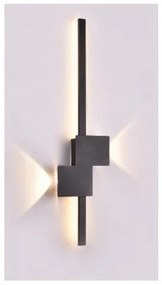 Απλίκα Φωτιστικό Τοίχου LED 14W IP20 3CCT Μαύρο 43043-BL Inlight-43043-BL-Μαύρο 43043-BL