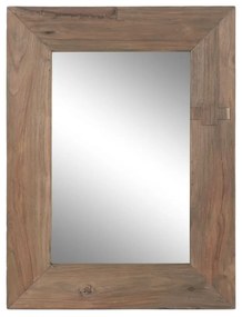 Τοίχο καθρέφτη Home ESPRIT Φυσικό Σύγχρονη 60 x 3 x 80 cm