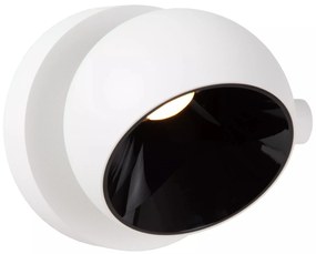 Φωτιστικό Οροφής Lucide 23974-09-31 ESFERA Λευκό (White)|Μαύρο Ματ (Black Mat) 2700 K