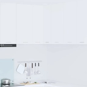 vidaXL Κρεμαστό ντουλάπι με αποθήκευση Riga Λευκό 57 x 57 x 80 εκ.