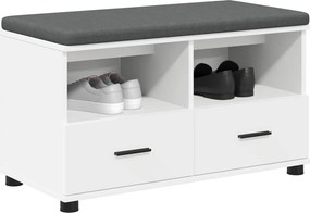 vidaXL Παγκάκι Χαλωρίου Λευκός 80 x 38 x 46 εκ