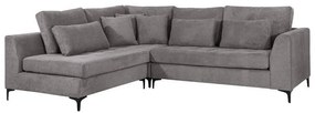 Γωνιακός Καναπές Albert Fylliana Σκούρο Γκρί 280x220x96 εκ. 280x220x96 εκ.