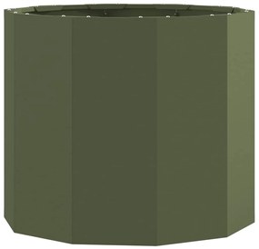 vidaXL Γλάστρα Ελιά Πράσινη 60 x 60 x 50 εκ Ατσάλι