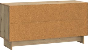 vidaXL Ντουλάπι TV 99 x 34,5 x 50 εκ. Artisan Δρυς Επεξεργασμένο Ξύλο