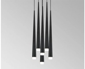 Κρεμαστό Φωτιστικό Ορορφής IP20 6xG9 Μέταλλο Luma Lighting-103-01220-13 Black-Μαύρο 103-01220-13 Black