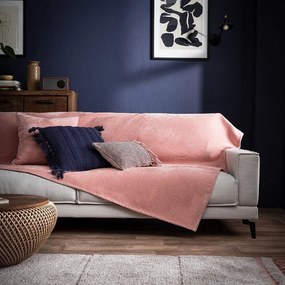 Ριχτάρι 421 17 Crab Pink Gofis Home Three-Seater 180x310cm Acrylic, Polyester