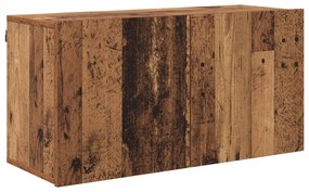 vidaXL Ντουλάπι TV Επιτοίχιο 4 pcs Παλιό Ξύλο Επεξεργασμένο ξύλο